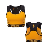 Grenade Sportswear Sports Bra (Orange/Black)