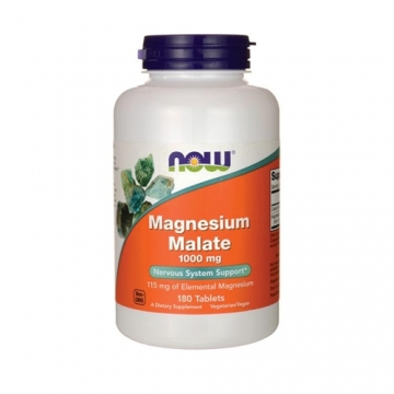 Now Foods Magnesium Malate 1000mg (180 tabs)