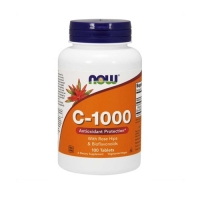 Now Foods Vitamin C-1000 with Rose Hips & Bioflavonoids (100 Tabs)
