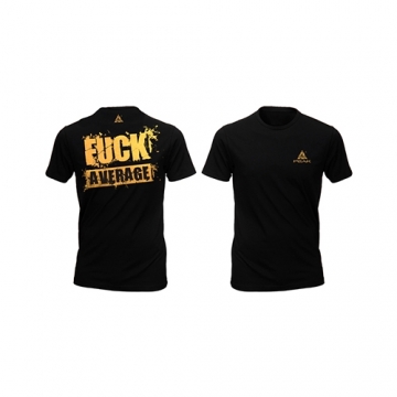 Peak Sportswear T-Shirt - Fuck Average (Black/Gold)