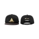 Peak Sportswear Snapback Cap (Black/Gold)