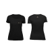 Peak Sportswear Woman T-Shirt - PEAK (Black/Gold)