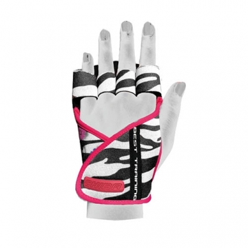 Chiba 40936 Lady Motivation Gloves (Black/White/Pink)
