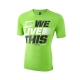 Musclepharm Sportswear Crew Neck Live This Tee Lime Green (MPTS411)
