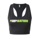 Musclepharm Sportswear Womens Printer Top Black - Lime (MPLTOP429)