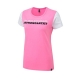 Musclepharm Sportswear Womens Strong & Sexy T-Shirt Black - Hot Pink (MPLTS486)