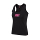 Musclepharm Sportswear Womens Vest Black-Hot Pink (MPLVST431)