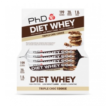 PhD Diet Whey Bar (12x65g)