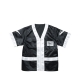 Everlast 100% Polyester Satin Corner Jacket (Black/White)