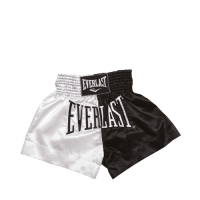 Everlast EM7 Mens Thai Boxing Short (White/Black)