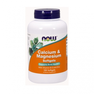 Now Foods Calcium & Magnesium with Vitamin D3 & Zinc (120)