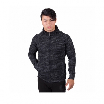 Gorilla Wear Keno zipped hoodie Black Gray