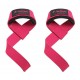 Harbinger Womens Padded Cotton Lifting Straps Pink